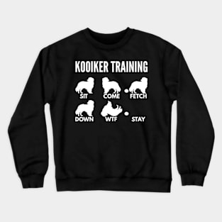 Kooiker Training Kooikerhondje Tricks Crewneck Sweatshirt